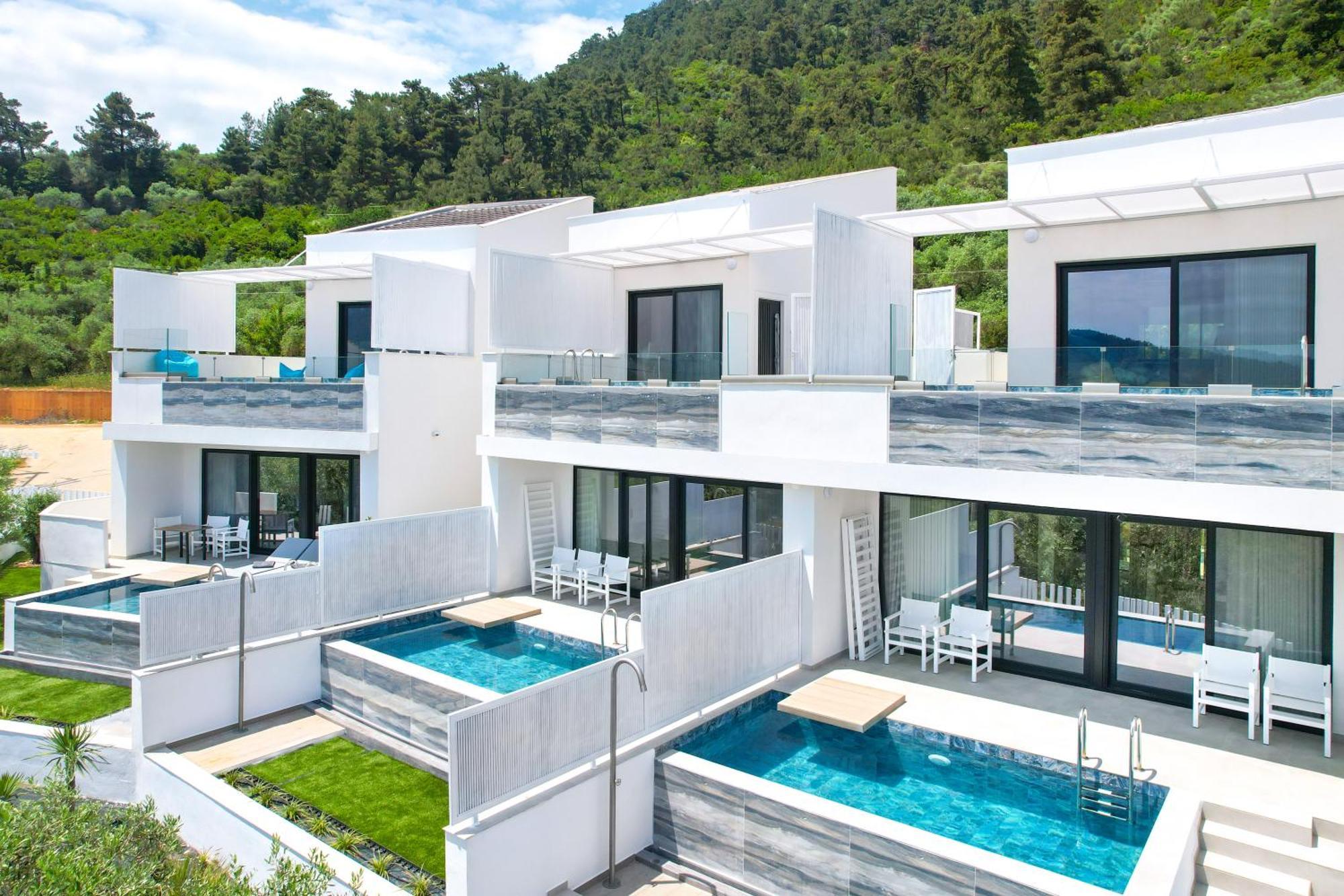 Mythodea Prive Luxury Suites Chrisi Ammoudia Exterior foto