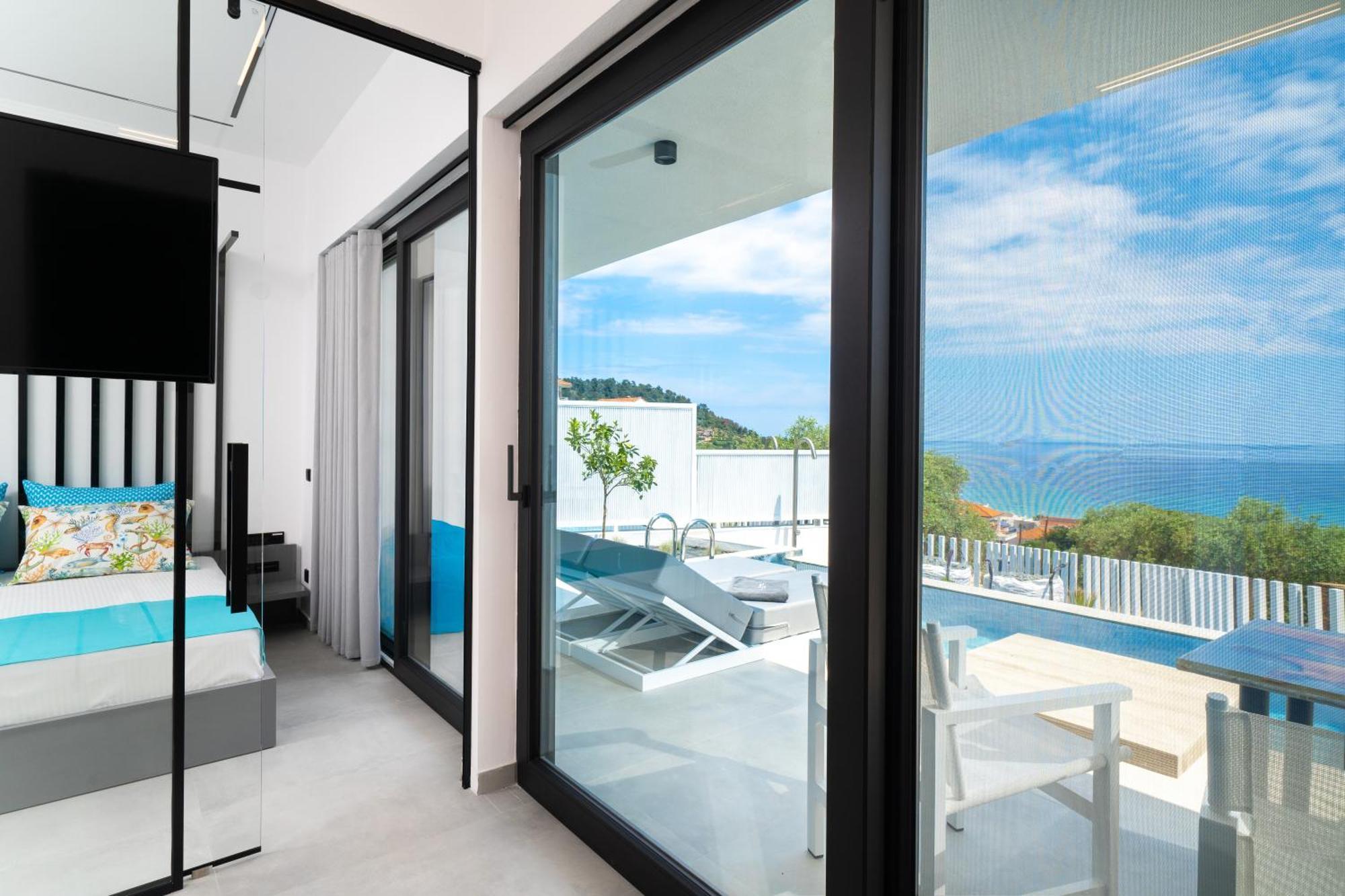 Mythodea Prive Luxury Suites Chrisi Ammoudia Exterior foto